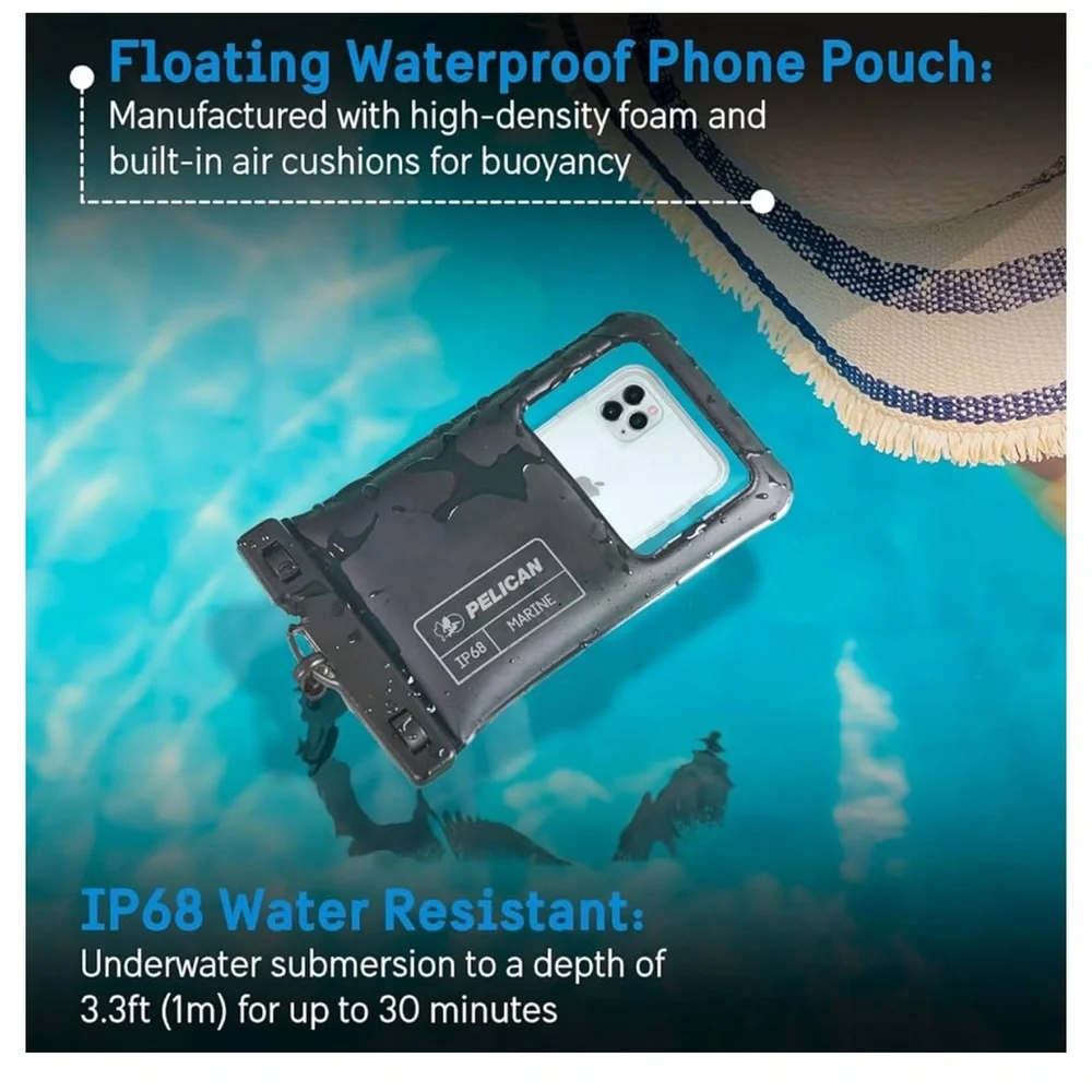 COPY - Pelican Marine - IP68 Waterproof Phone Pouch [XL Size]